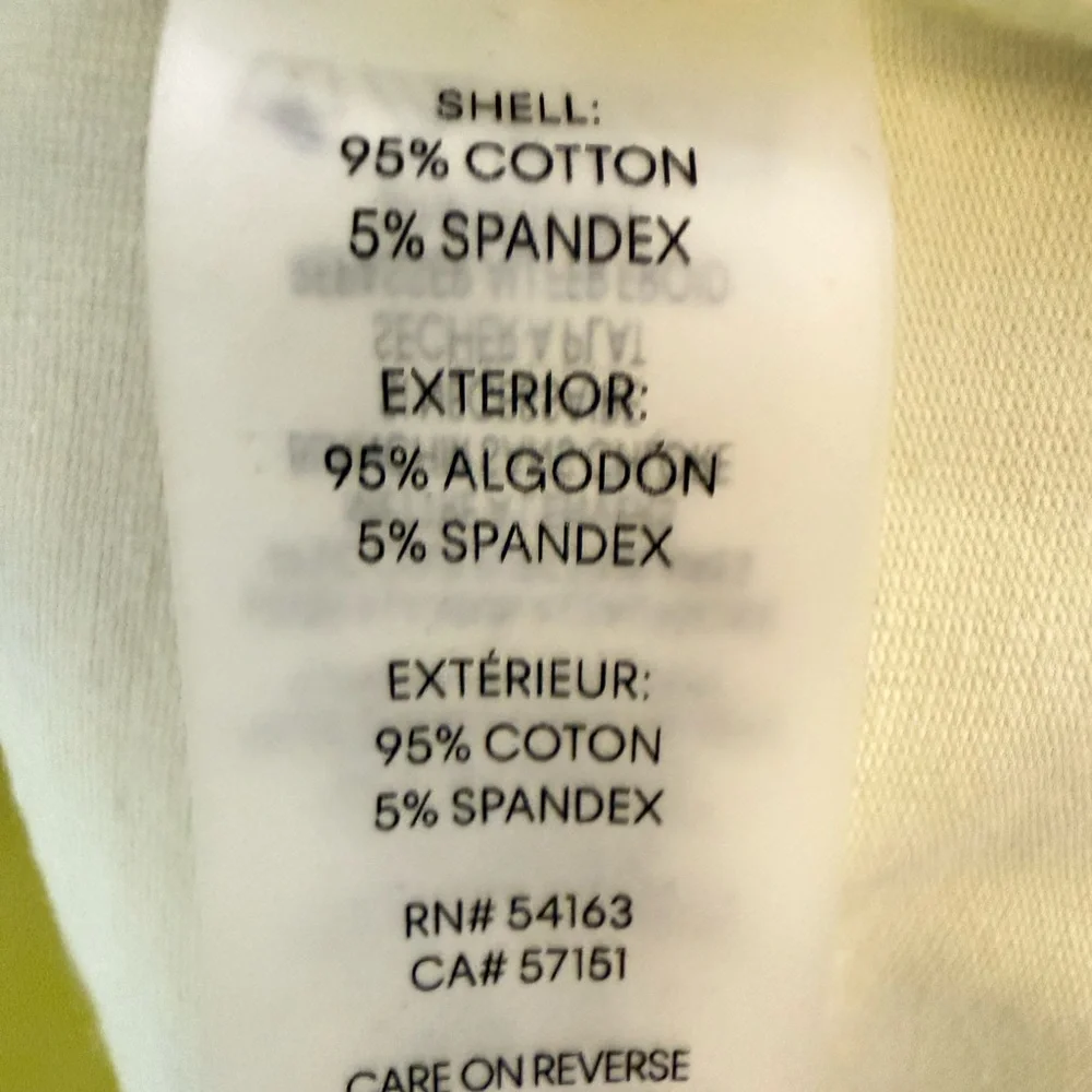 Calvin Klein Women's Soft Yellow Graphic Tee - Picture 2 of 2